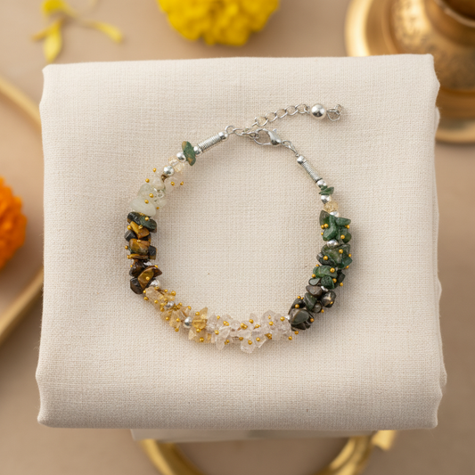 Dhan Yog Chips Bracelet - Top View