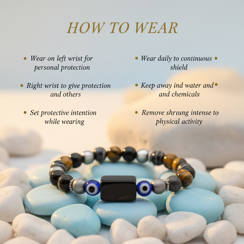 Evil Eye Protection Bracelet - How to Wear Guide