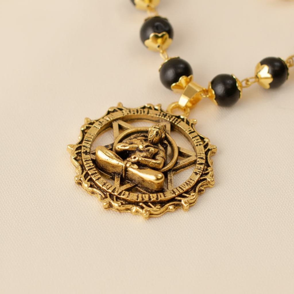 Ganesha Pendant Close-Up Detail