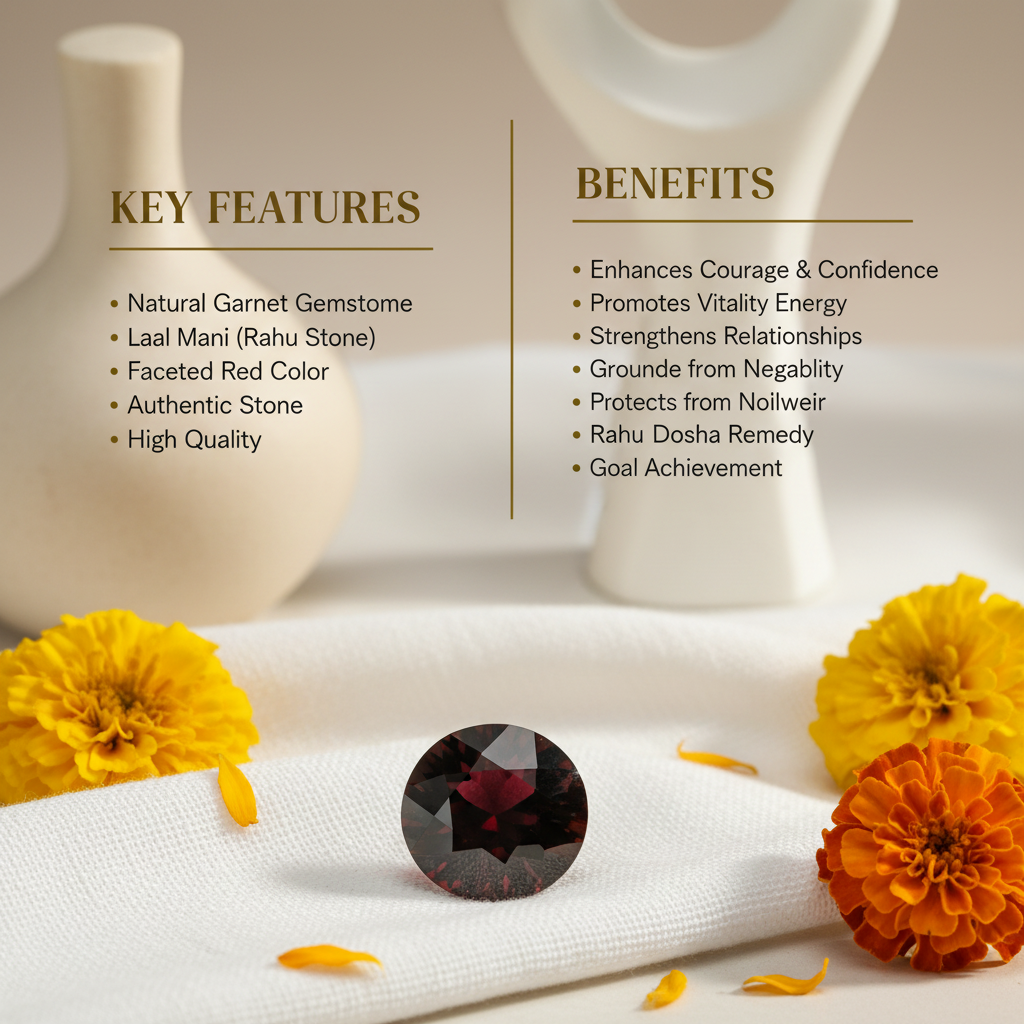 Garnet Laal Mani - Features & Benefits