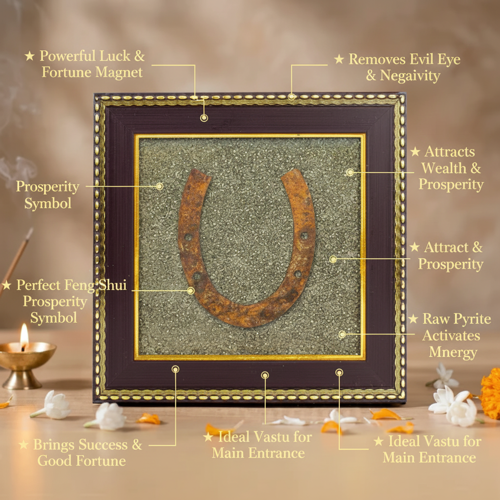 Ghode Ki Naal Pyrite Frame Benefits