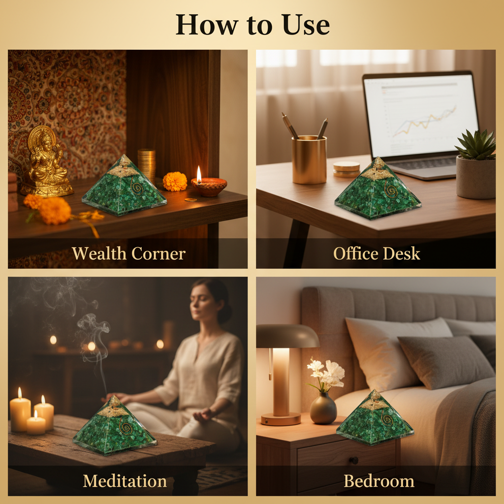 Green Jade Pyramid How to Use