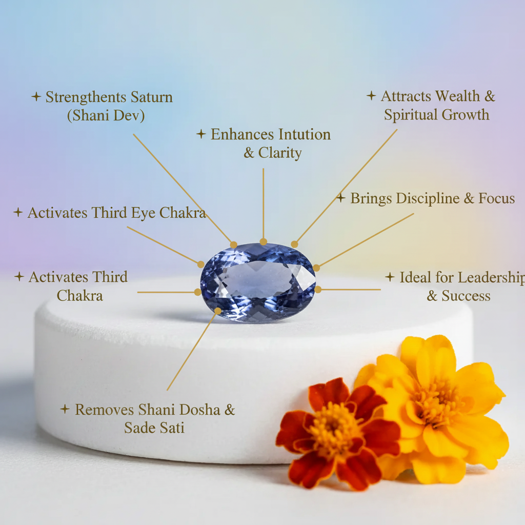 Iolite Neeli Benefits