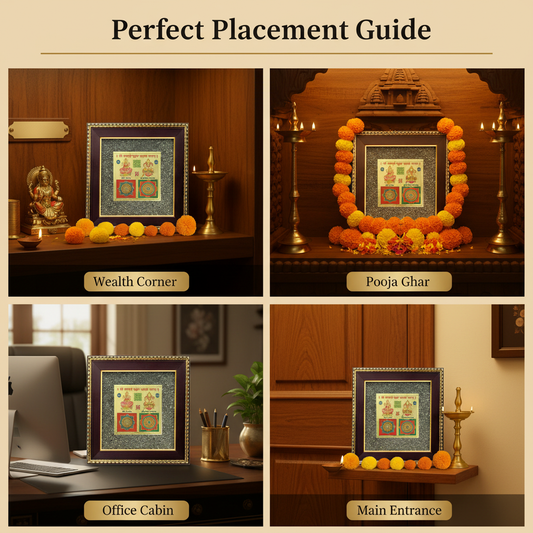 Lakshmi Kuber Yantra Placement Guide