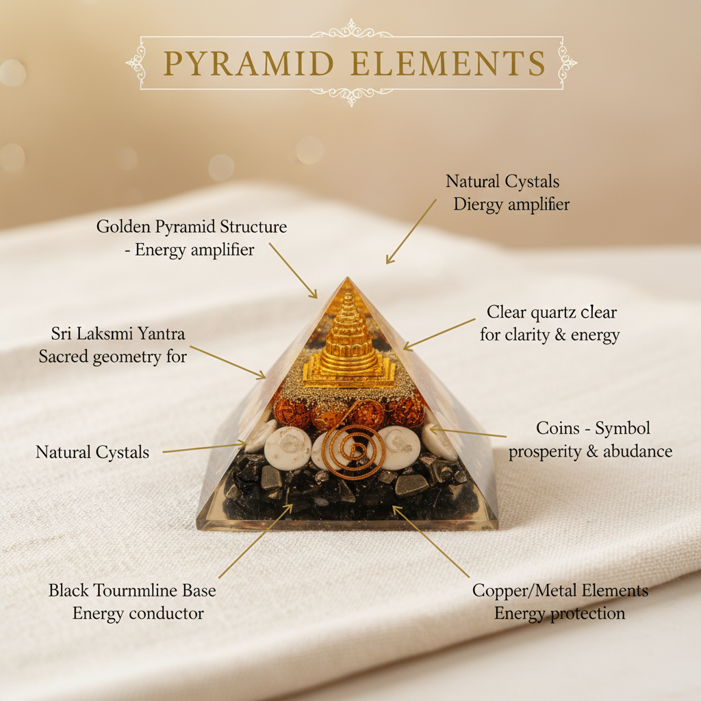 Lakshmi Yantra Pyramid - Elements Explained