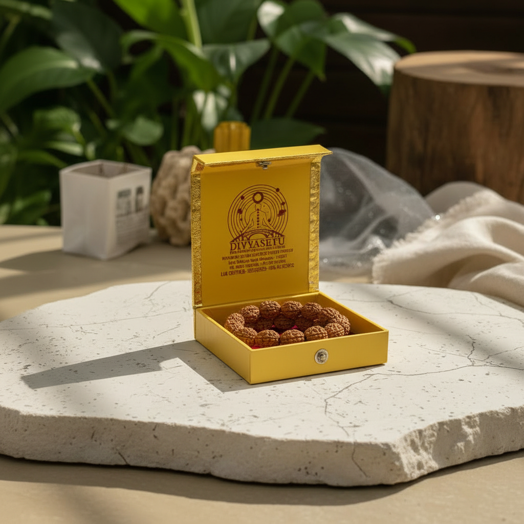Lifestyle Rudraksha Bracelet in DivyaSetu Box