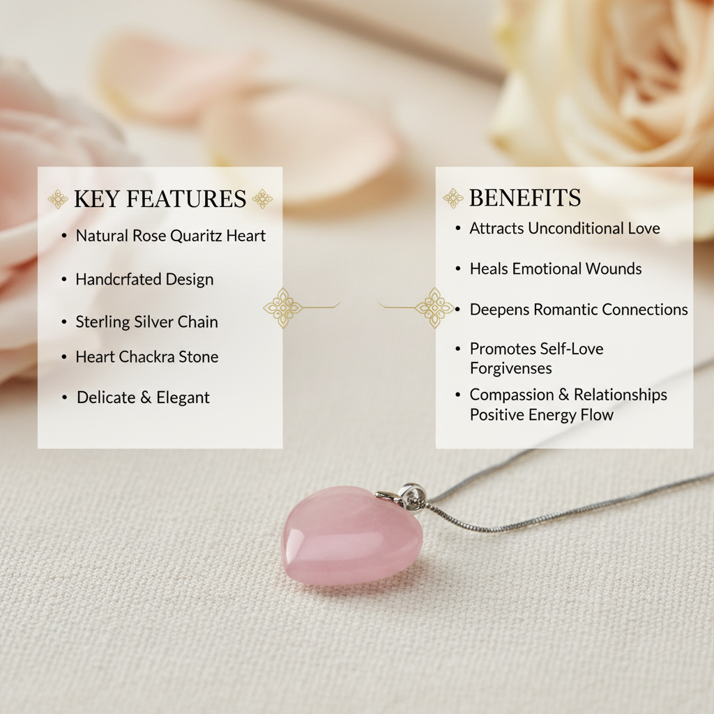Love Attraction Heart Pendant - Features & Benefits