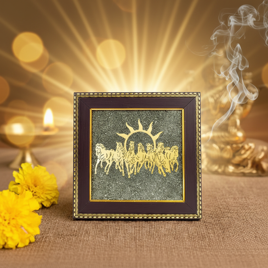 Maha Lakshmi Siddh 7 Horses - Divine Aesthetic