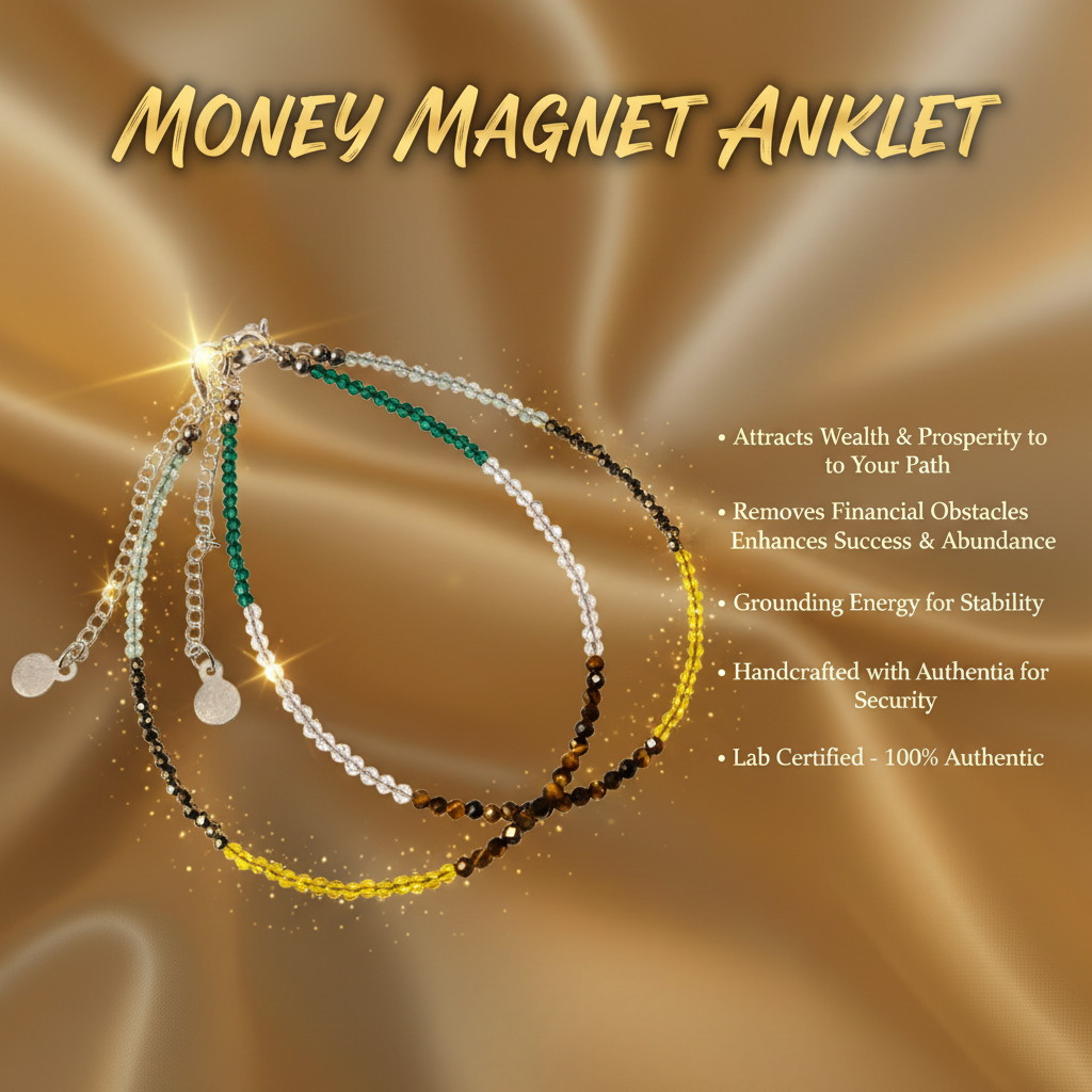 Money Magnet Anklet Marketing Image