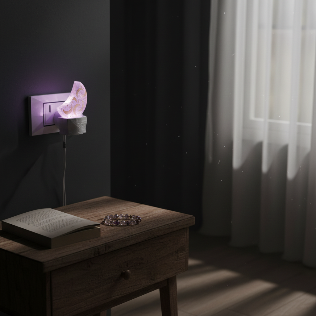Moon Lamp - Bedroom Lifestyle