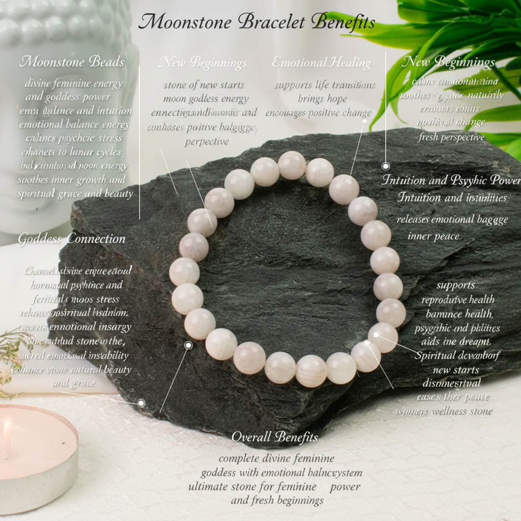 Moonstone bracelet benefits