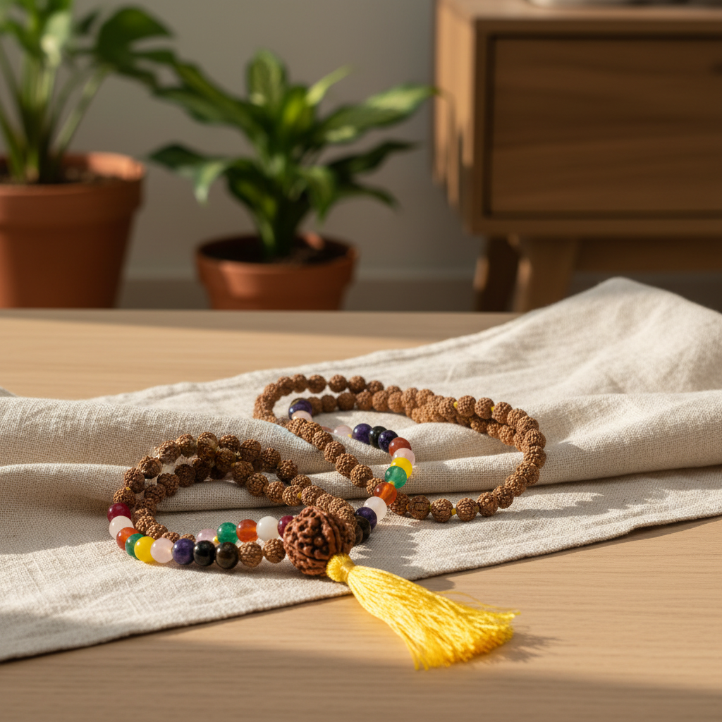 Navgrah Rudraksha Mala Lifestyle Photography
