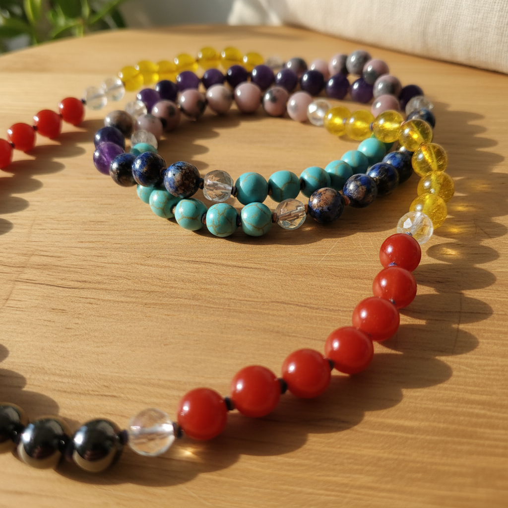 Navgraha Mala Bead Close-Up