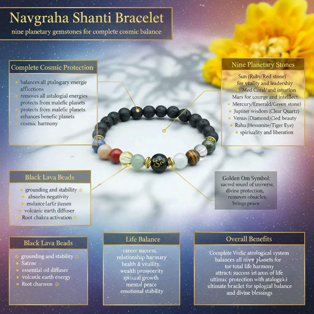 Navgraha Shanti Bracelet benefits