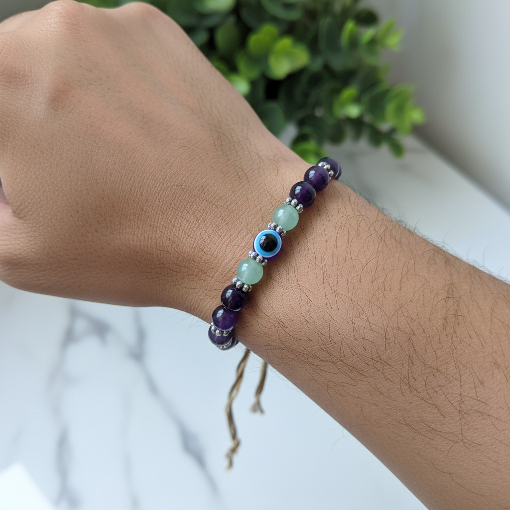 Nazar Rakhi on Man's Wrist