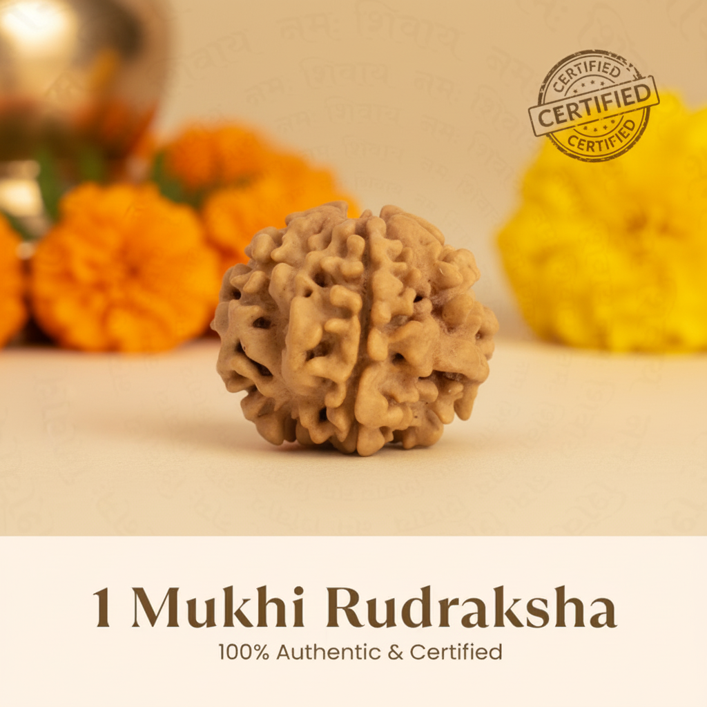 Nepal Origin 1 Mukhi Rudraksha