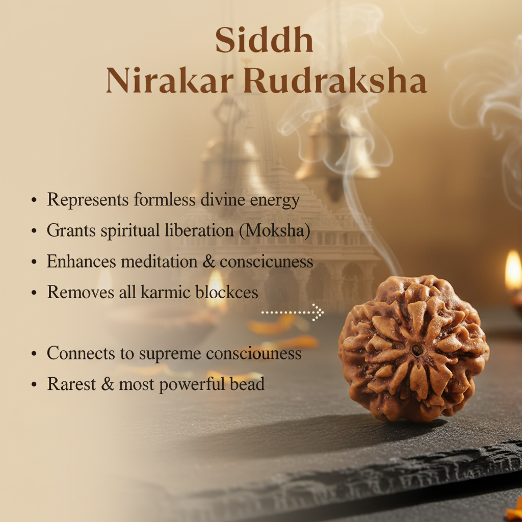 Nirakar Rudraksha Benefits