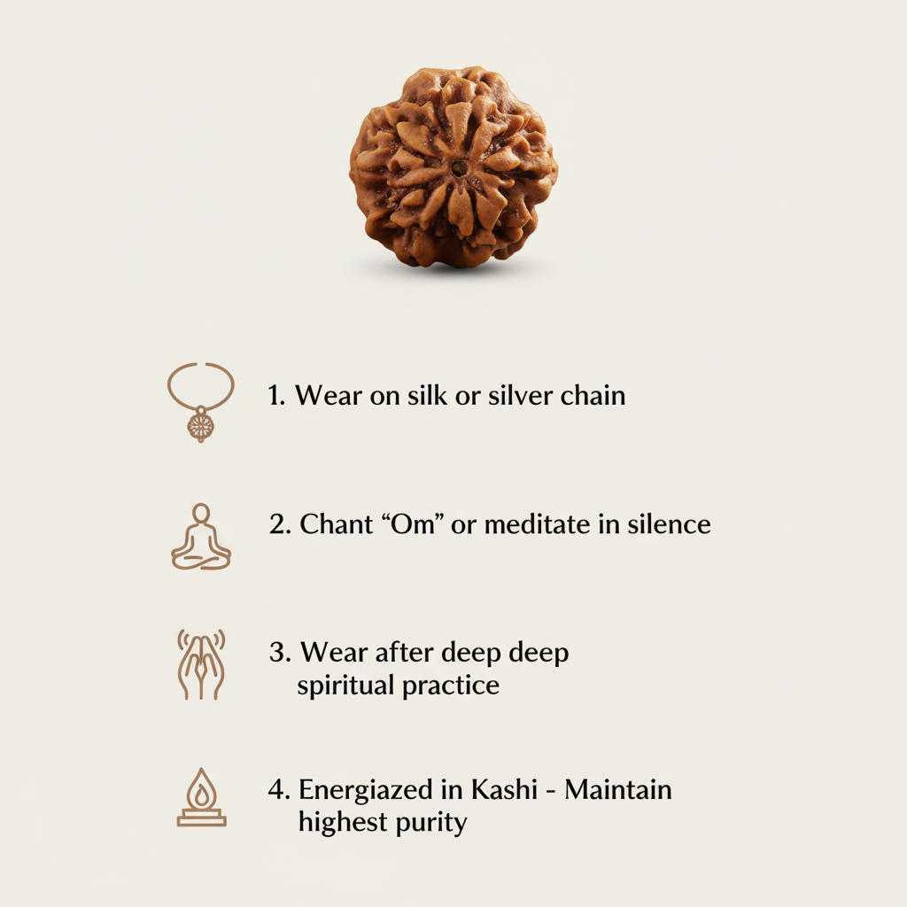 Nirakar Rudraksha Usage Instructions