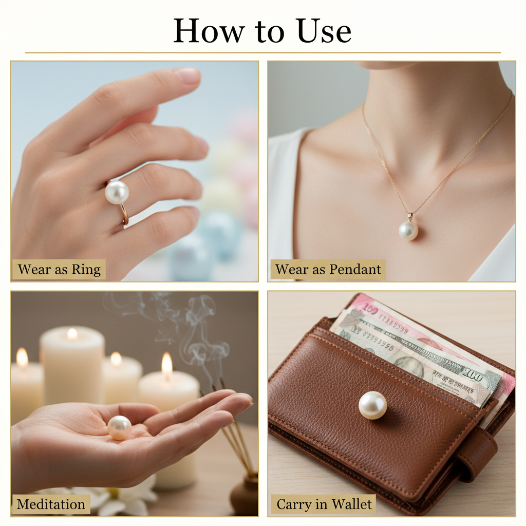 Pearl Moti How to Use
