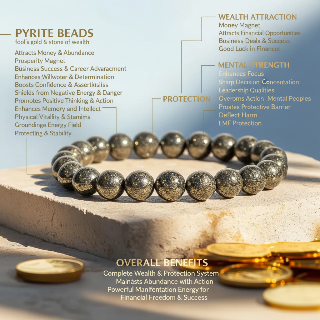 Pyrite bracelet benefits
