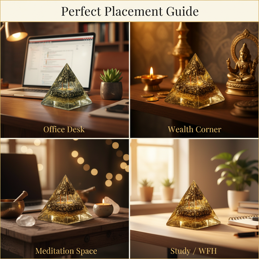 Pyrite Money Magnet Pyramid Placement Guide