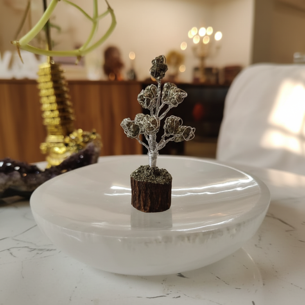 Pyrite Tree - Marble