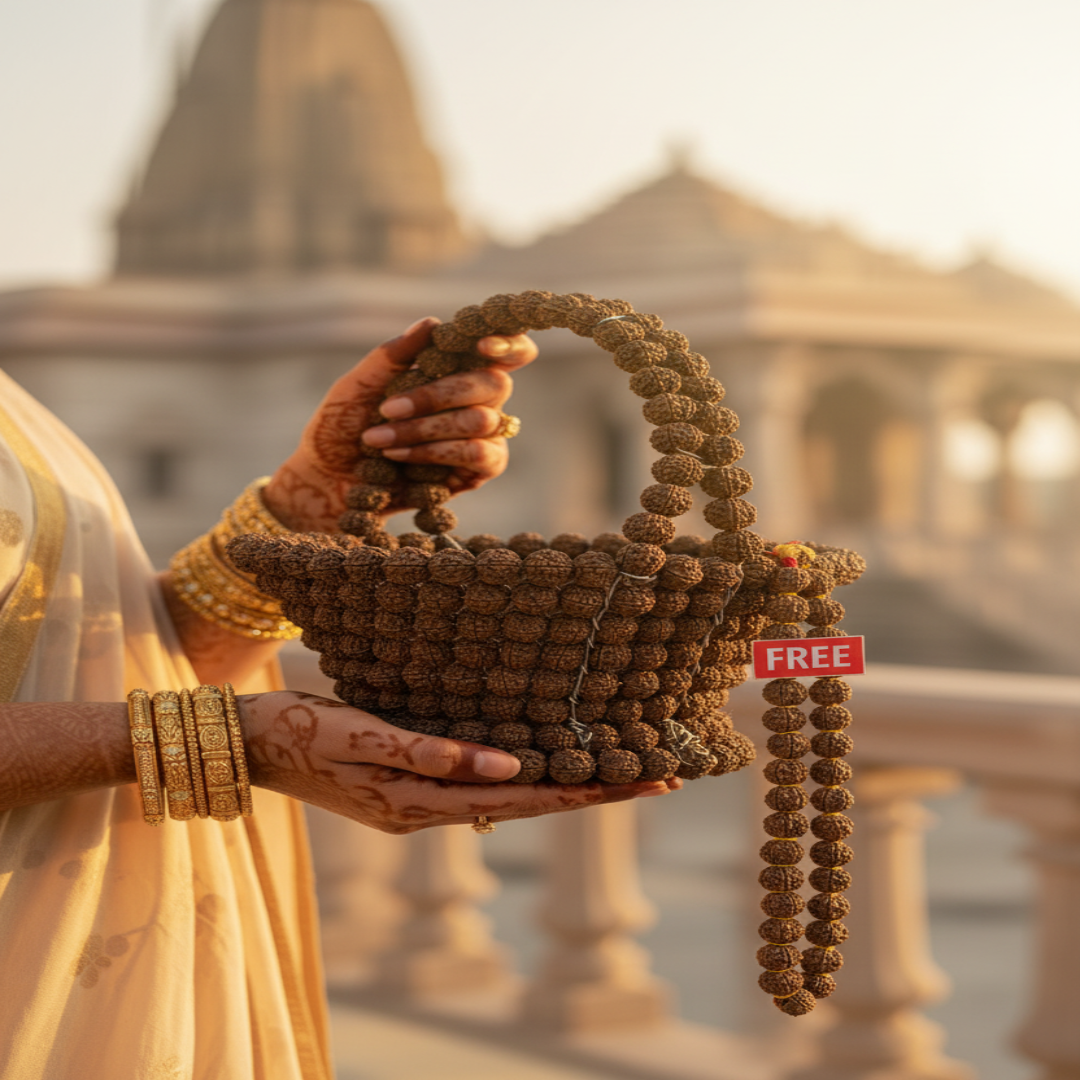 Rudraksha Big Basket Hands