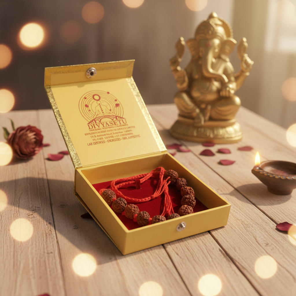 Rudraksha Bracelet in Gift Box