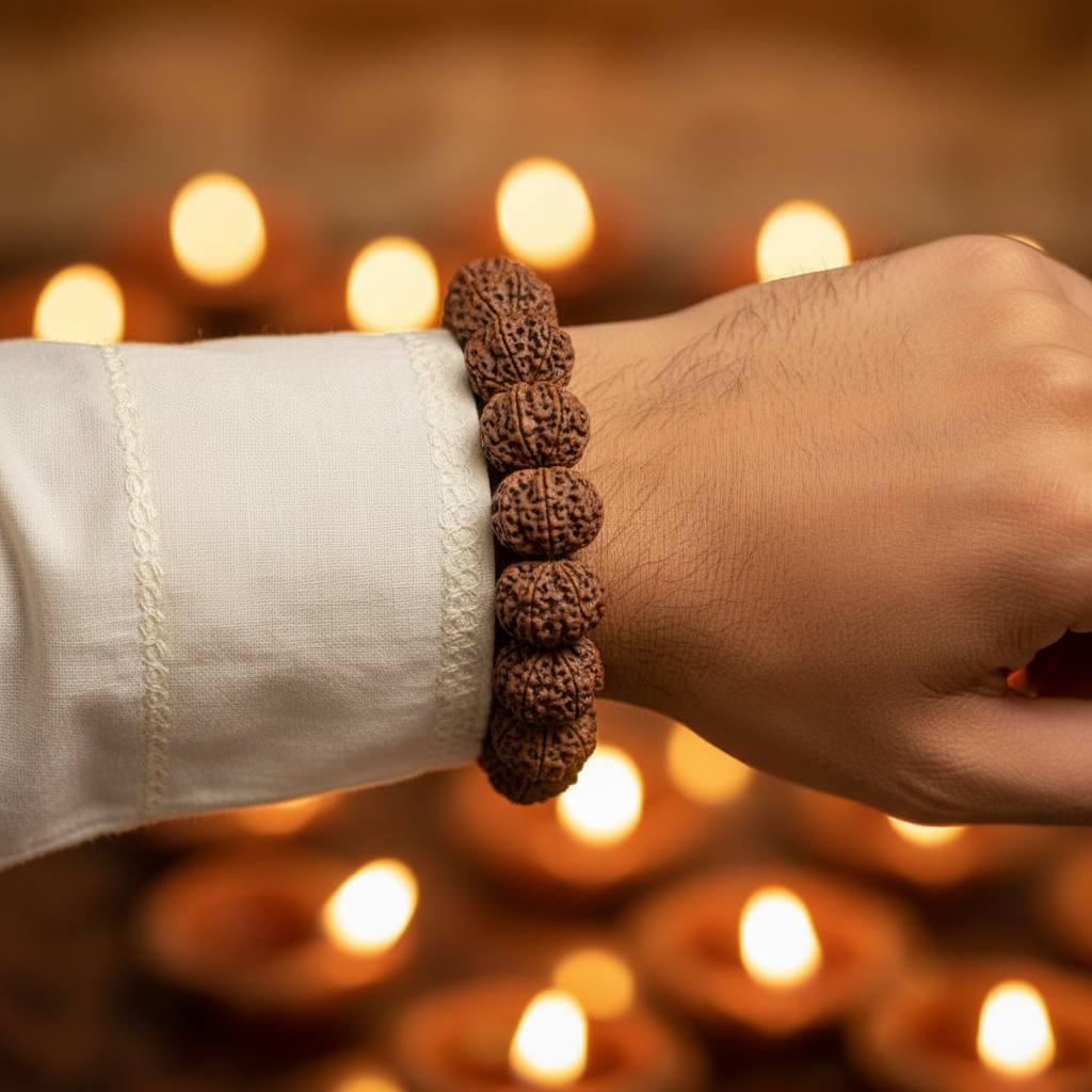 3 to 7 Mukhi Rudraksha Bracelet – Sacred Protection & Spiritual Harmony