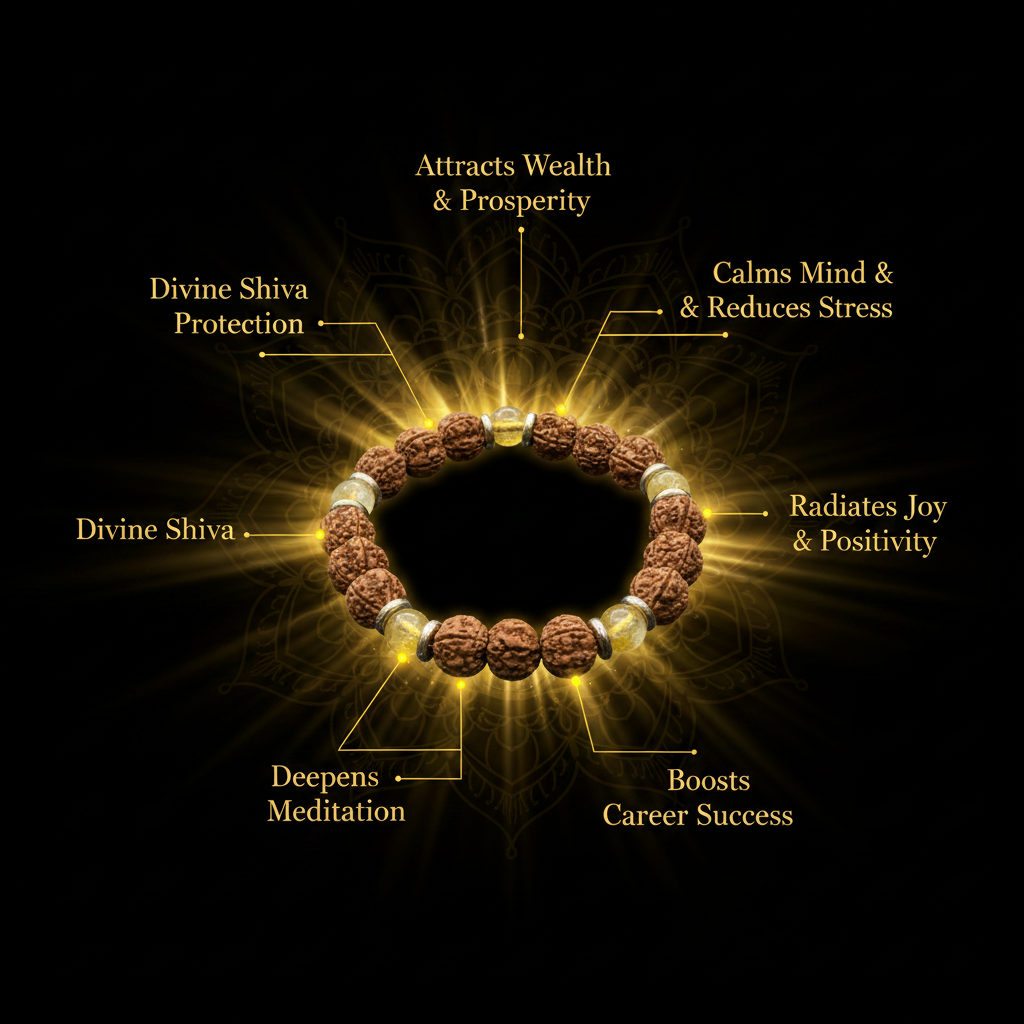 Rudraksha Citrine - Premium Infographic