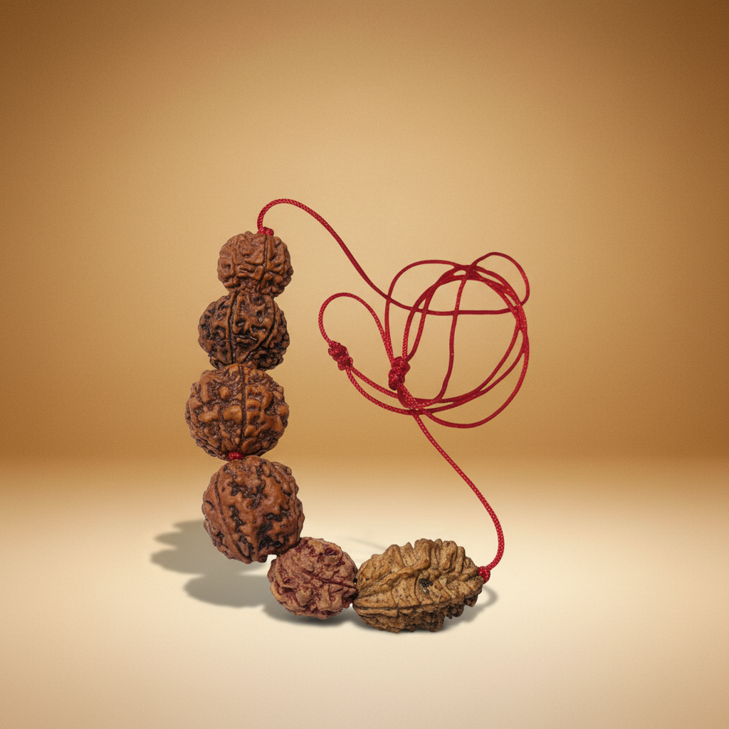Rudraksha Mala with Attractive Background