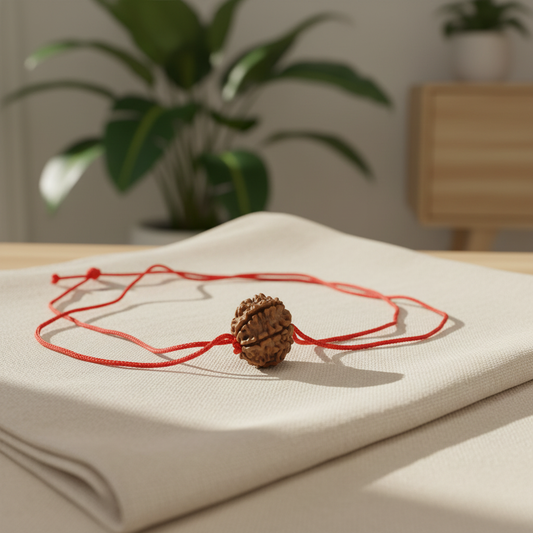 Rudraksha Pendant Lifestyle Photography