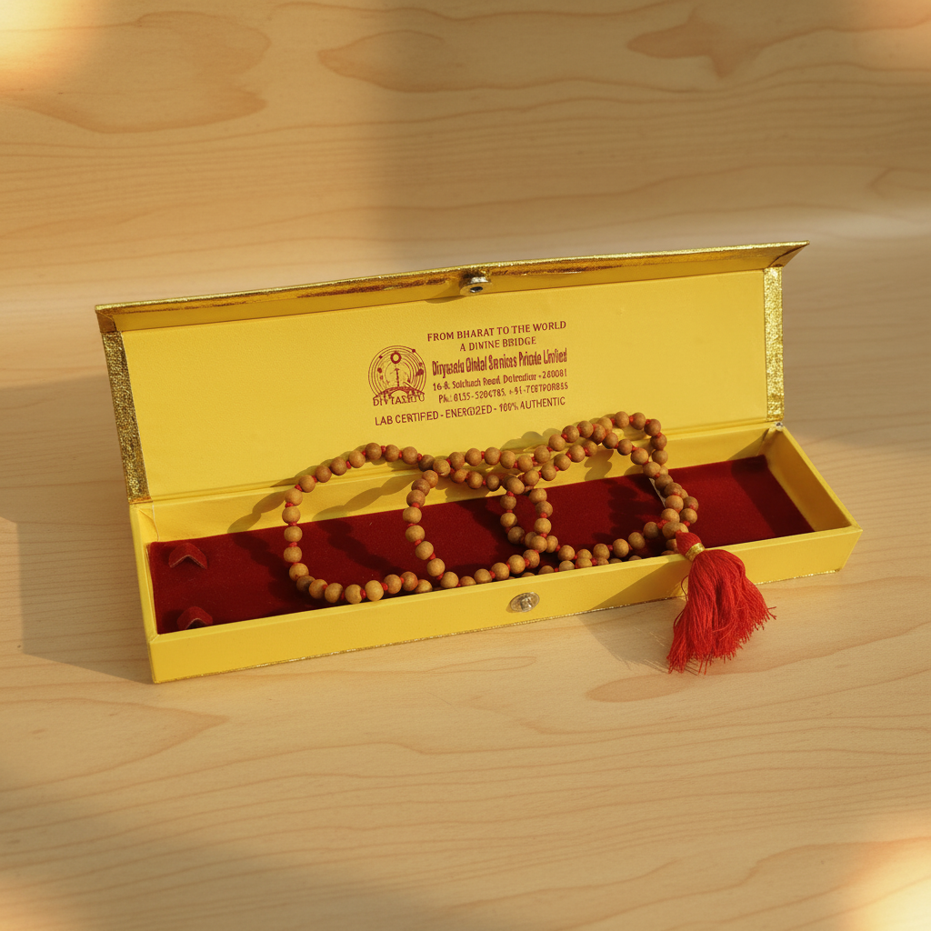 Sandalwood Mala in Box