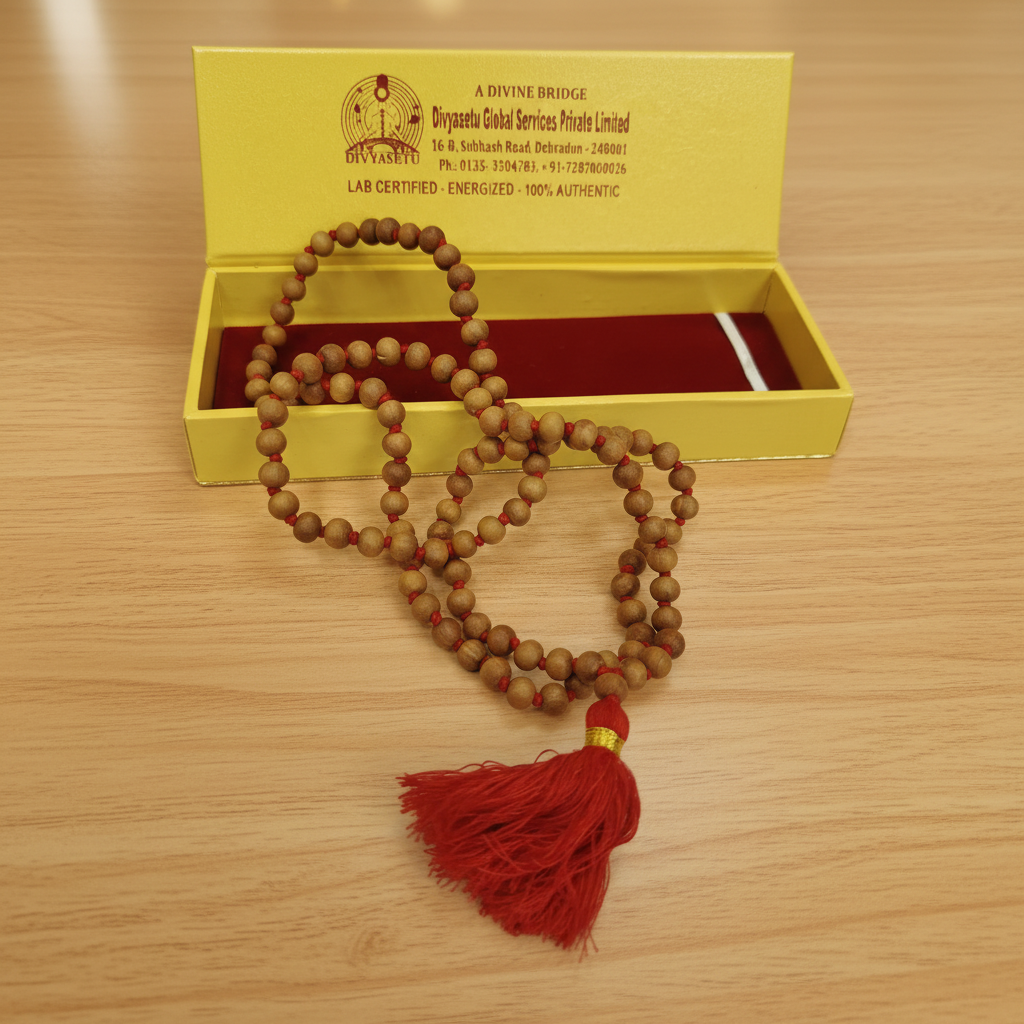 Sandalwood Mala with Box