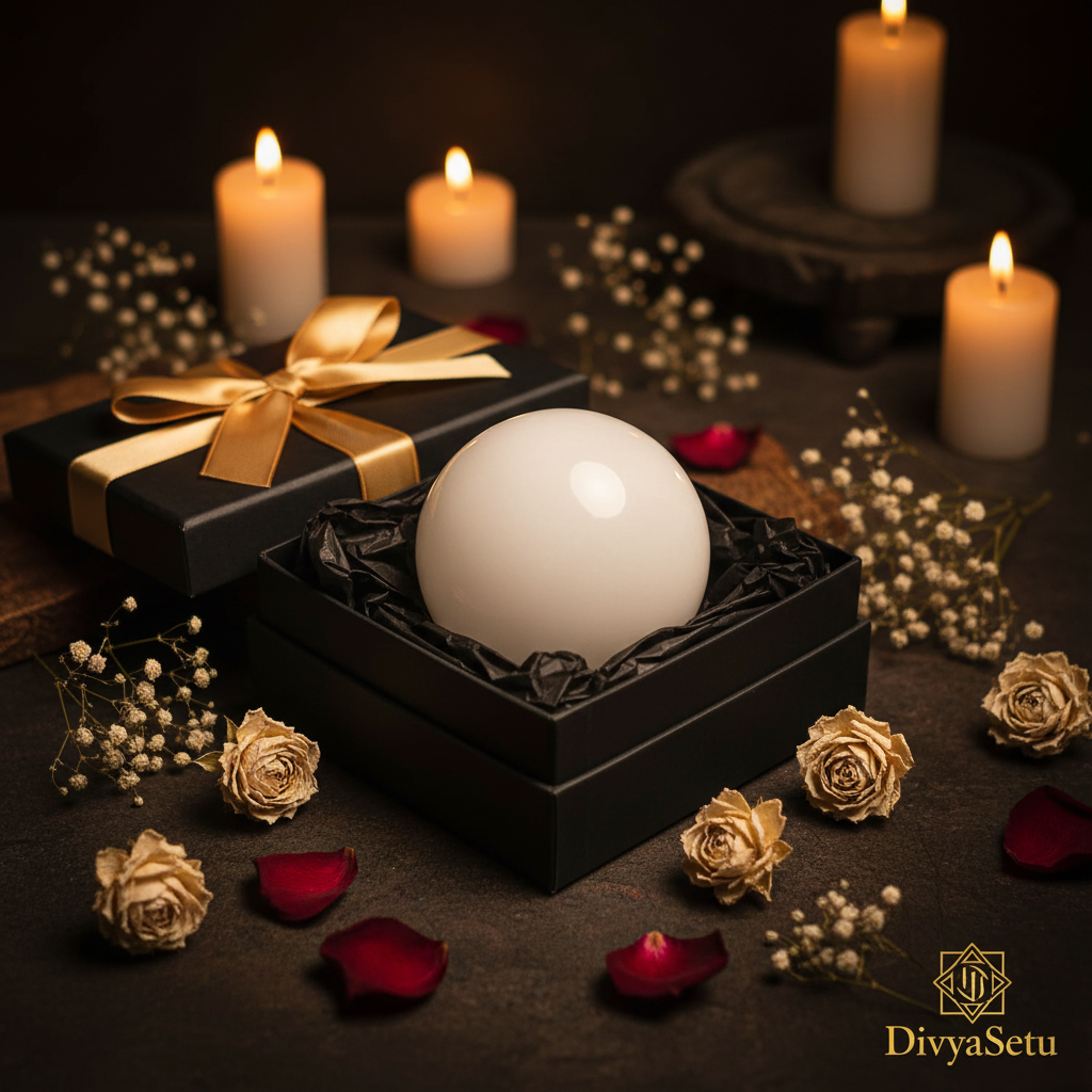 Selenite Ball - Packaging