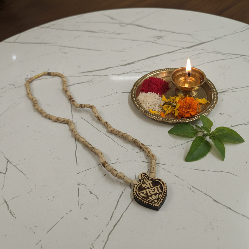 Shree Radha Mala — Full Pooja Thaal