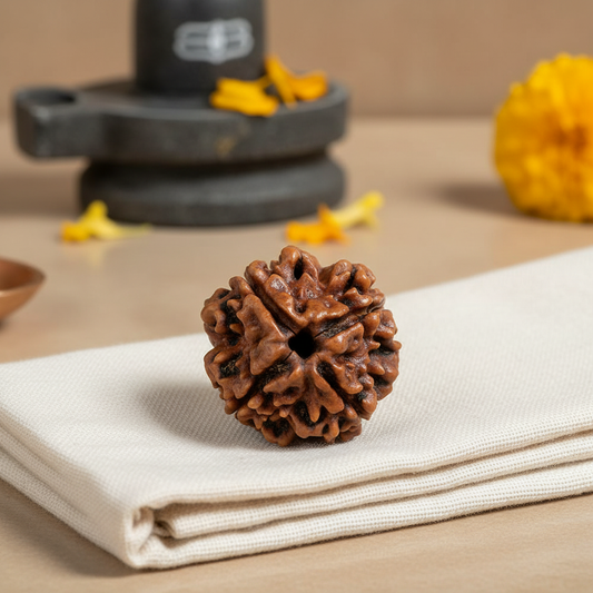 Siddh 4 Mukhi Rudraksha Premium Product Photography