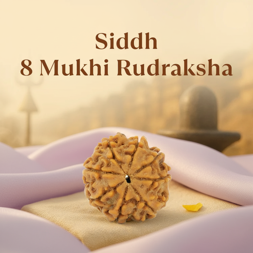 Siddh 8 Mukhi Rudraksha - New Background