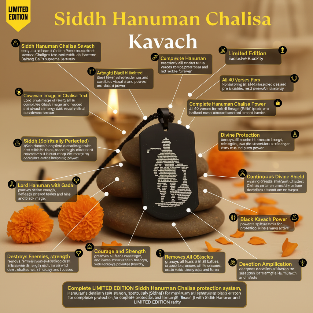 Siddh Hanuman Chalisa Kavach - LIMITED EDITION benefits