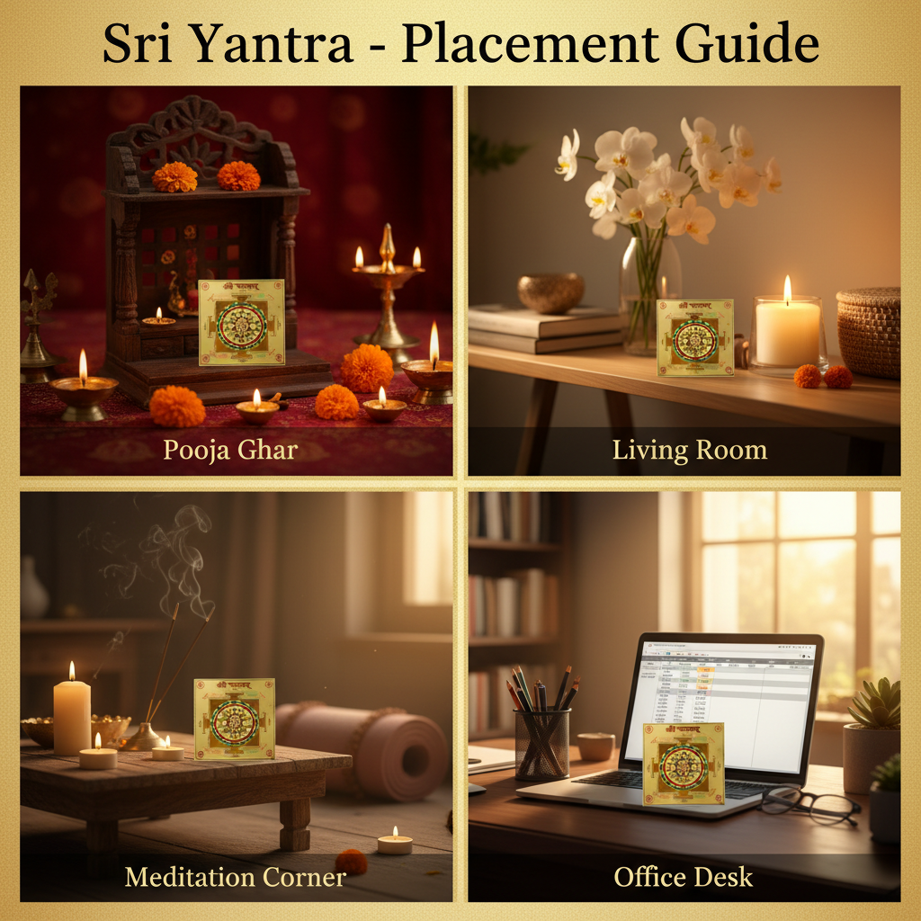 Sri Yantra 6x6 Placement Guide