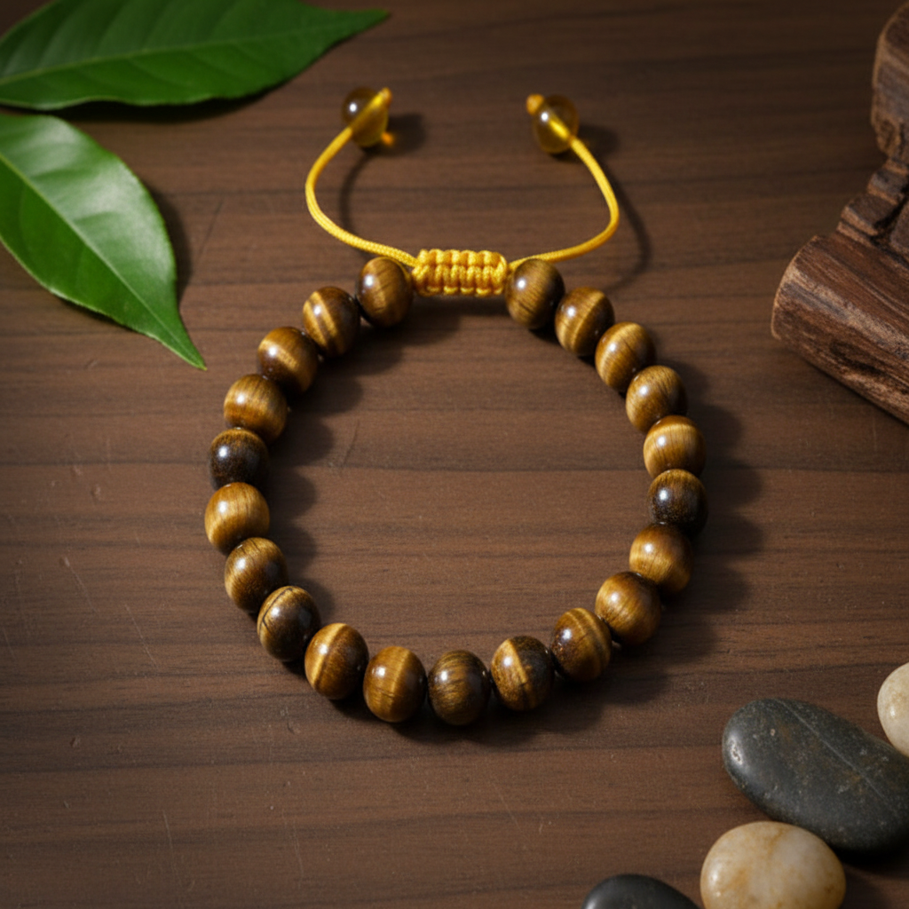 Tiger Eye Bracelet - Top View 2