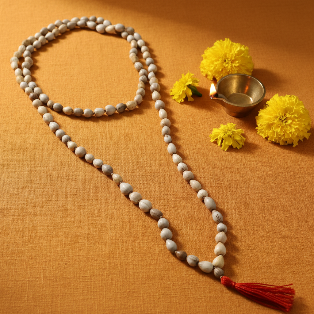 Tulsi Seed Mala — Full Length