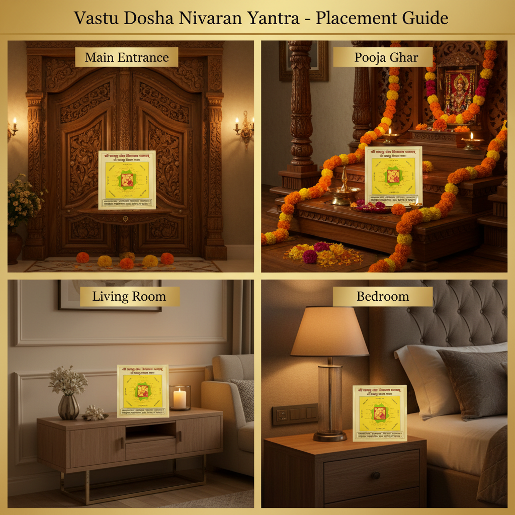 Vastu Dosha Nivaran Yantra Placement Guide