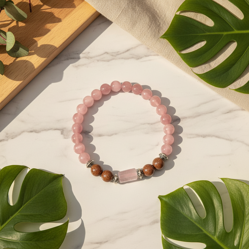 Vrishchik Rashi Bracelet - Top View Lifestyle