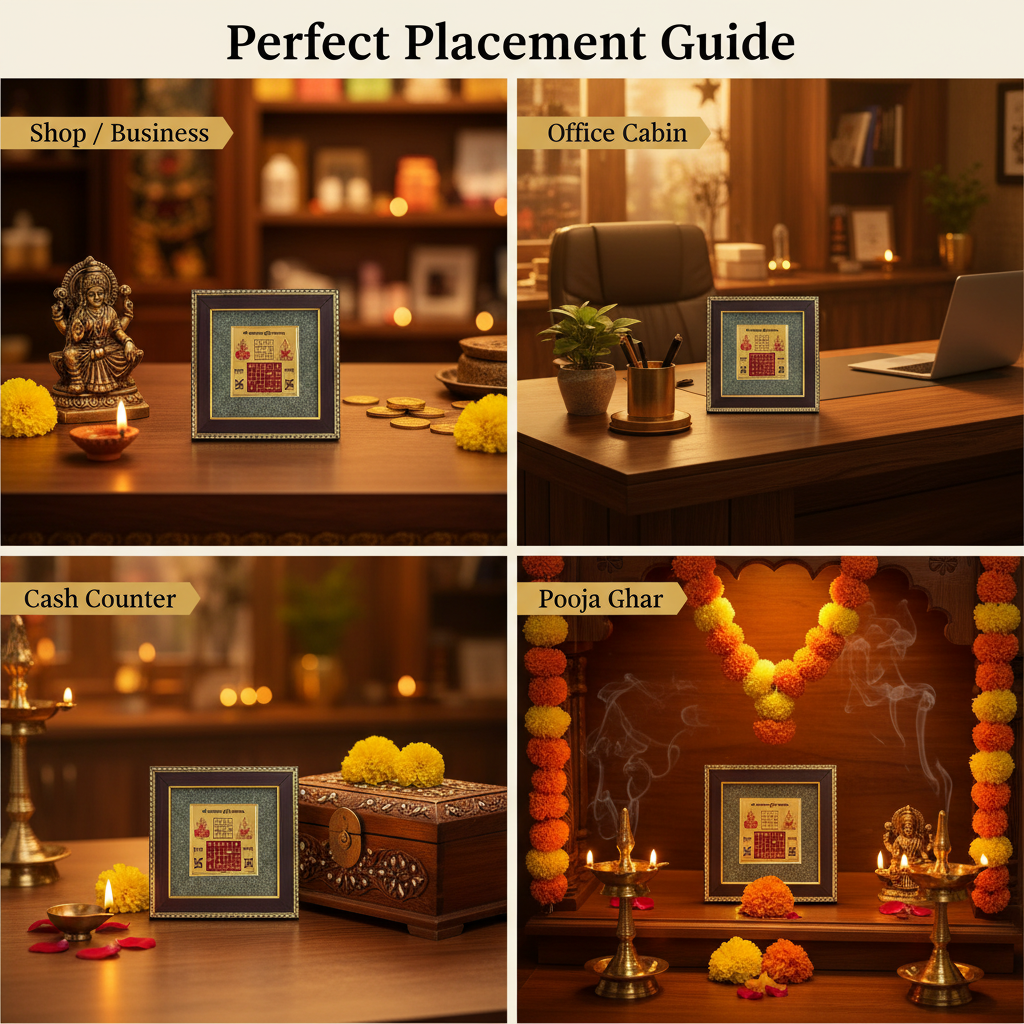 Vyapar Vriddhi Yantra Placement Guide