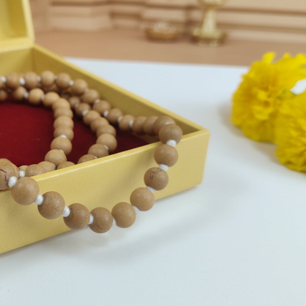 Chandan Moti Mix Mala (6mm)